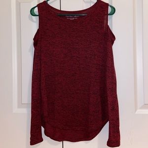 Burgundy long sleeve